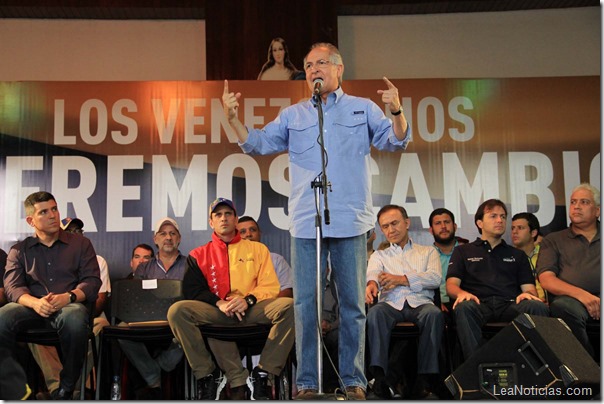 Ledezma en presentación de candidatos de Miranda