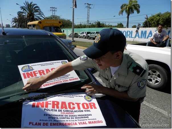 Operativo de Infractores en Avenida Francisco Esteban Gómez