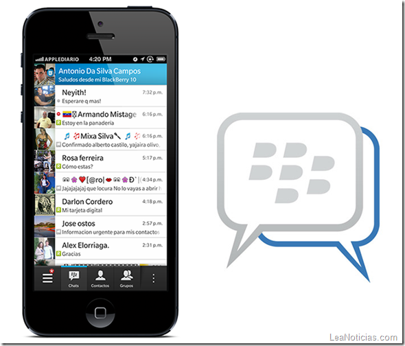 bbm en iOS