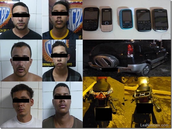 fotos detenidos caso secuestro