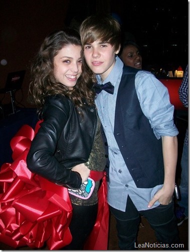 justin bieber y su ex