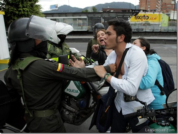 protestas en colombia