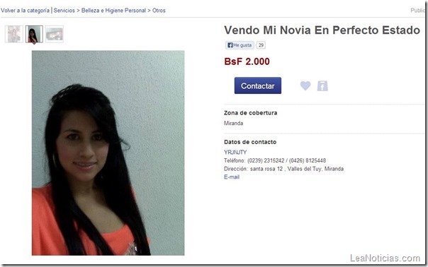 vende-a-su-novia-en-mercadolibre-linda