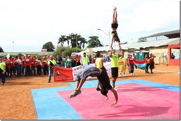 Demostracion de gimnasia