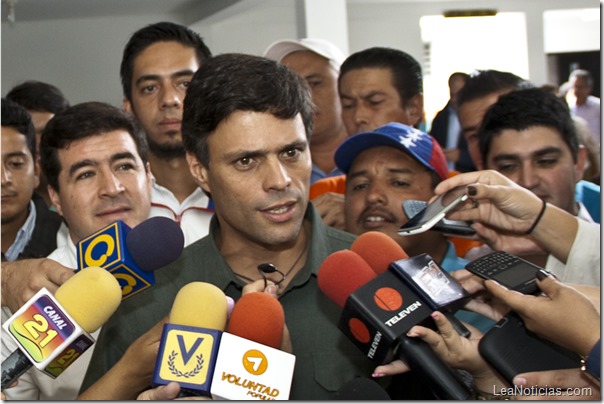 Leopoldo Lopez Tachira 27 sept 2013