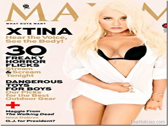 christina aguilera en maxim christina aguilera en maxim