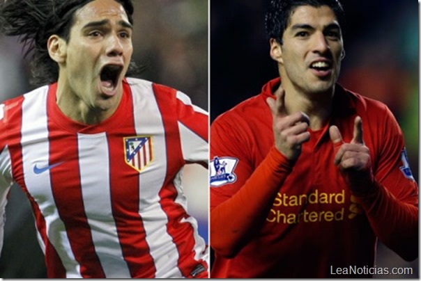 falcao y luis suarez