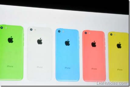 iphone 5C colores
