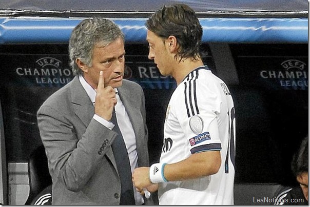 mourinho y ozil