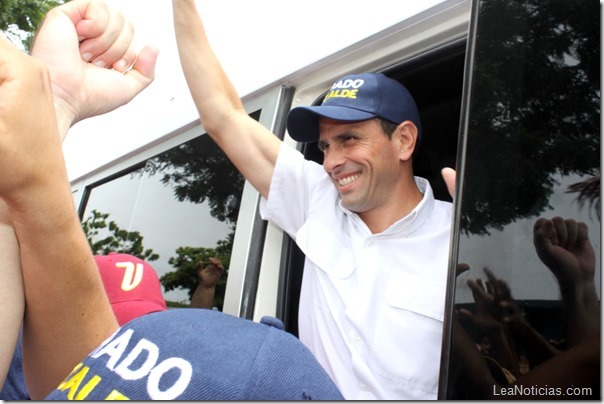 H. Capriles en Coro municipio Miranda