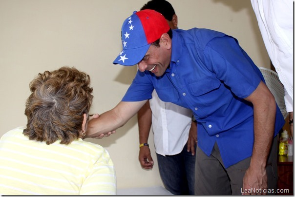 Herinque Capriles en coro