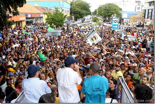 capriles en coro, munipio miranda