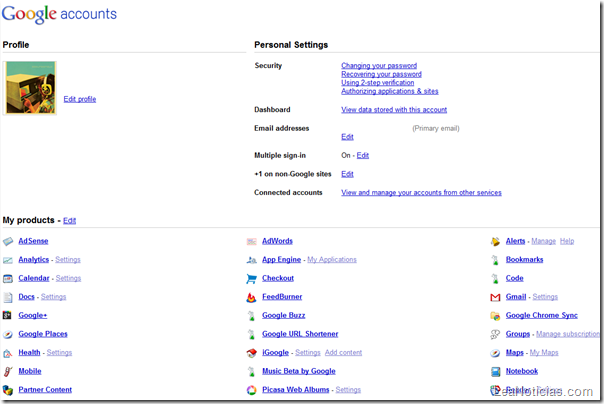 google accounts