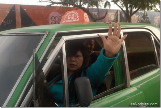 maria bolivar inicio campaña escuchando a transportistas (1)