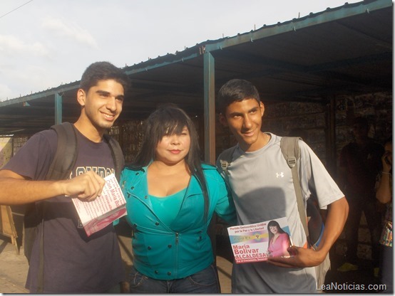 maria bolivar inicio campaña escuchando a transportistas (3)
