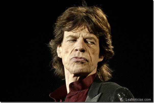 Rolling Stones vocalist Mick Jagger performs on stage, during the second night of the Spanish stage of their 