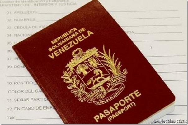 pasaporte venezolano