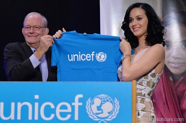 katy perry unicef