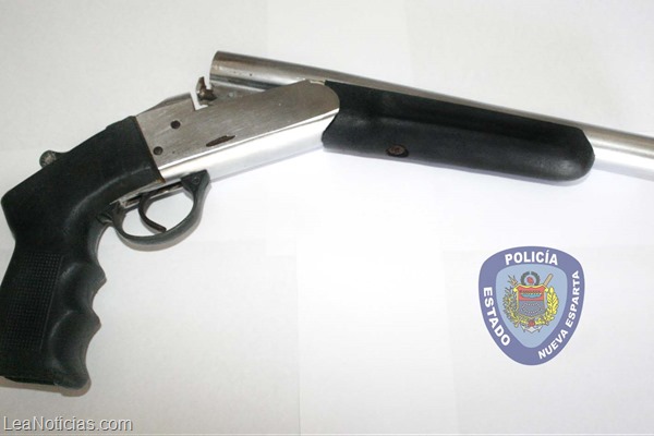 FOTO 1- Escopetin utilizado por presunto aberrado para abusar de adolescente