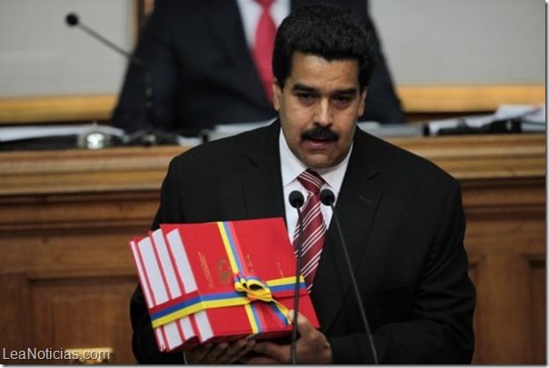 Maduro 01. Memoria y Cuenta en AN