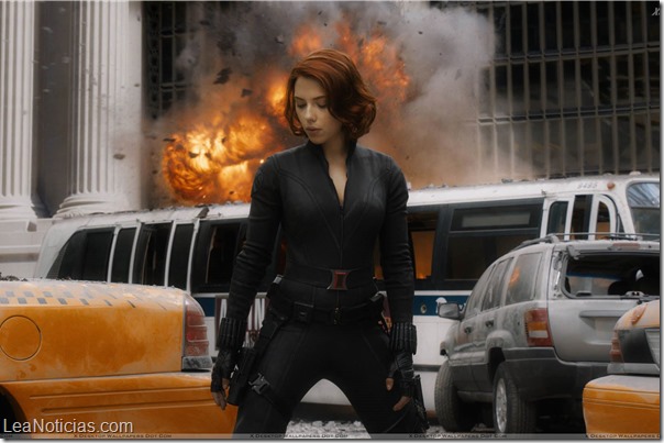 The Avengers - Scarlett Johansson In Black Dress