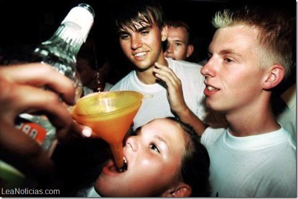 alcohol en los jovenes