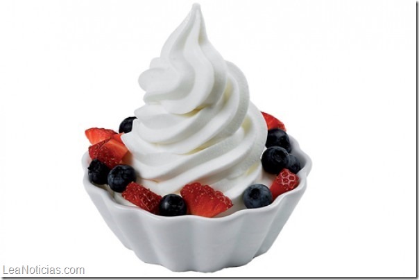 helado de yogurt