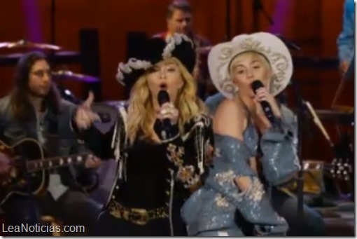 madonna y cyrus