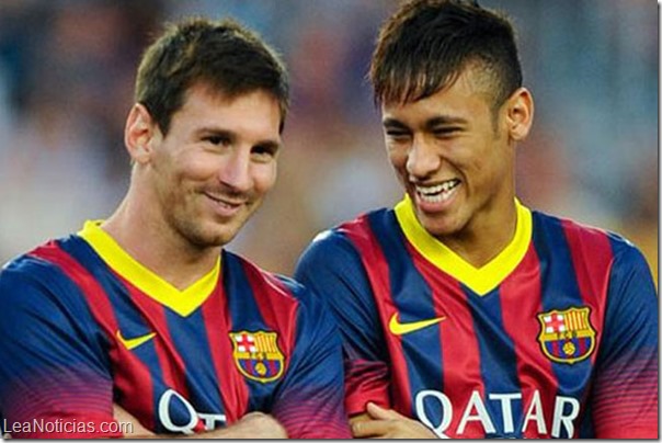 messi y neymar