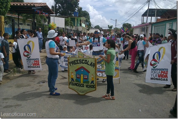 La educación y la Cultura se mueven por la vida y la paz