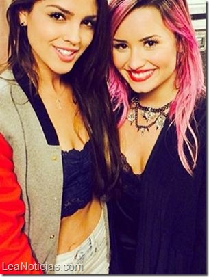 demi lovato eiza gonzales