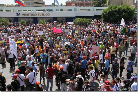 marcha oposicion margarita ministerio publico estudiantes protesta la salida