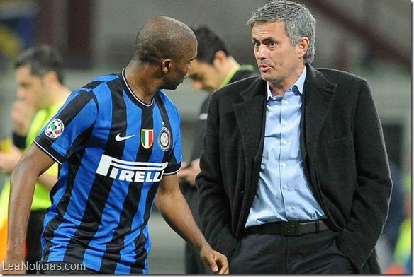 mourinho y eto