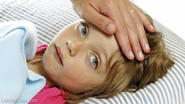 niña fiebre