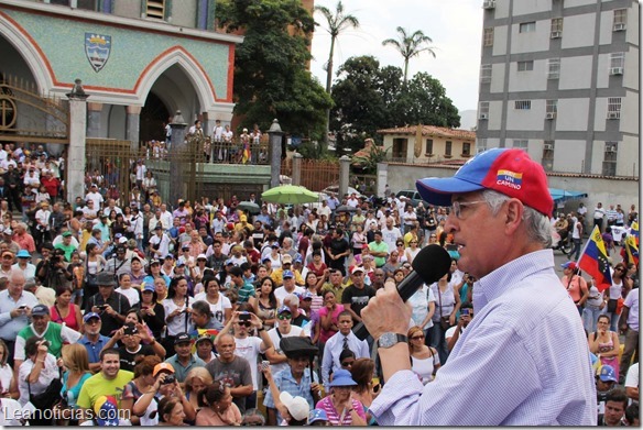 LEDEZMA CONCENTRACIÓN FRENTE A IGLESIA LA COROMOTO