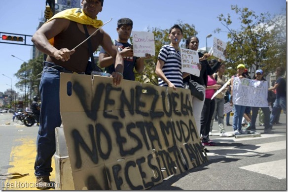 protesta en venezuela