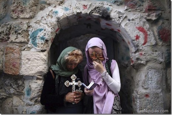 cristianos celebran la semana santa en jerusalen 5