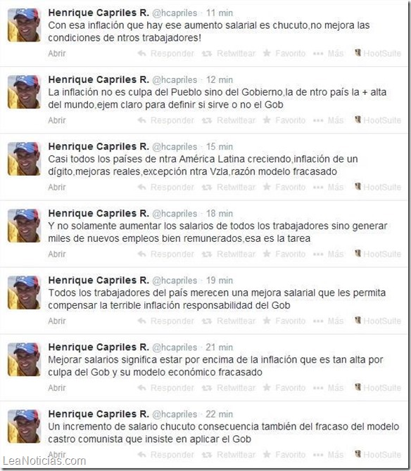 tweets capriles