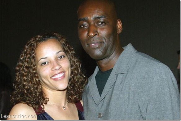 Michael Jace y esposa