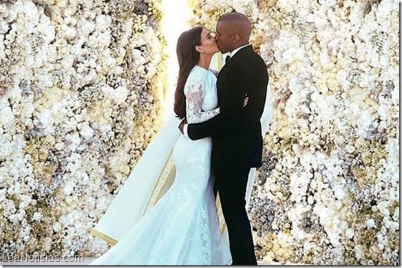 boda Kim Kardashian Keyne West