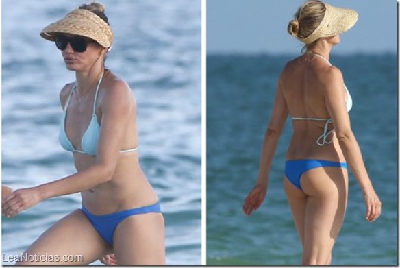 cameron diaz en la playa