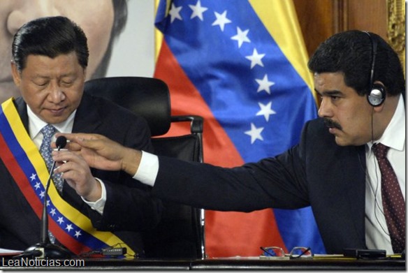 maduro y presidente de china