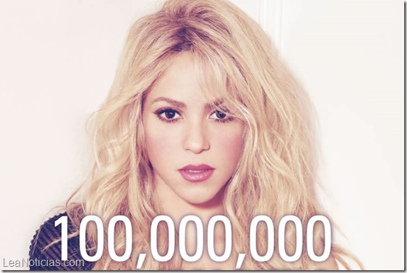 shakira-100-millones-facebook