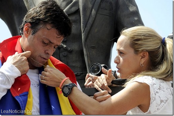 leopoldo lopez y lilian tintori