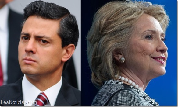 Peña Nieto se reunió con Hillary Clinton