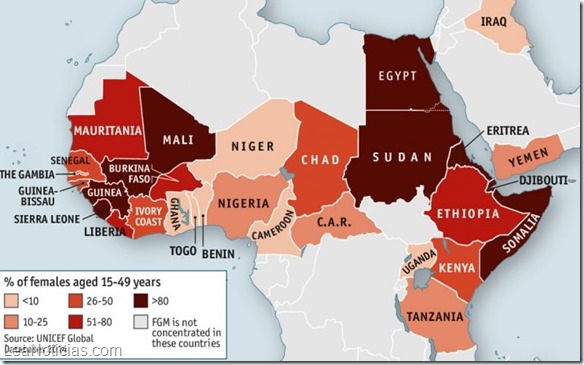mapa mutilacion genital femenina