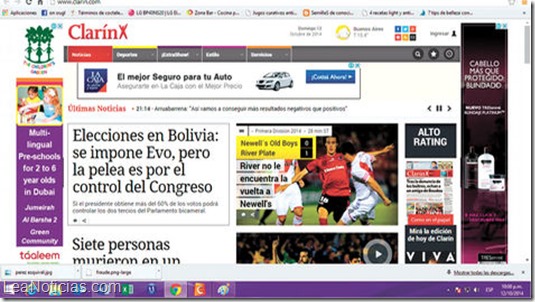 Clarin-Evo-Morales-oficialismo-Congreso_