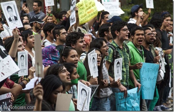 protestas mexico estudiantes desaparecidos