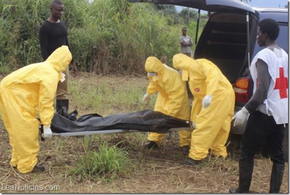 victimas ebola protesta