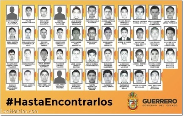 caso estudiantes mexicanos desaparecidos iguala 2